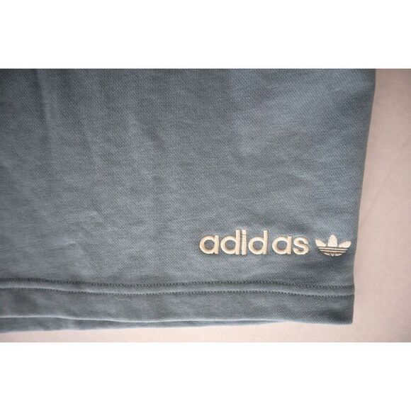 adidas Originals HJ7317 Men's Sz Large Blue/White Color Split Trefoil Shorts - Picture 5 of 11